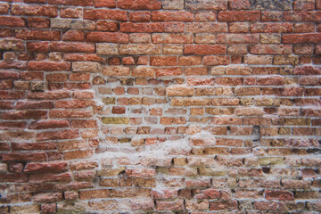 Rustic brick wall adds vintage charm to retro photography