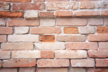 Examining the textures of a vintage brick wall