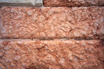 Exploring the textures of vintage stonework in warm earthy tones