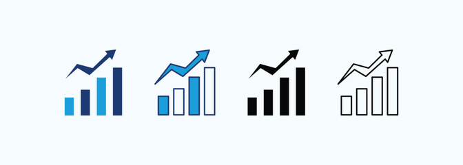 Energy Consumption Icon Set Multiple Style Collection