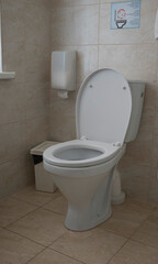 Toilet in the hotel room