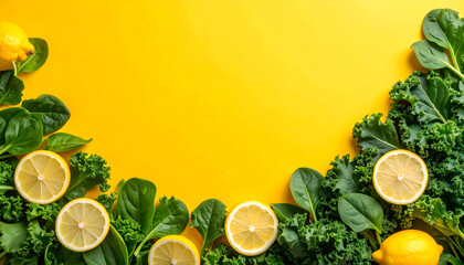 Vibrant Broccoli and Lemon Still Life