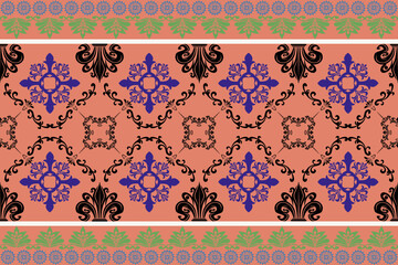 seamless damask pattern