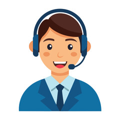 customer-care-executive-with-headset--smiling--fro.eps