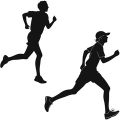 black-silhouette-vector-of-running-people--white-b