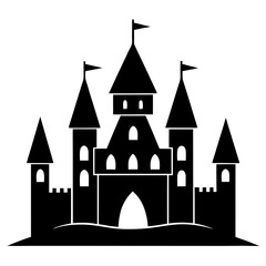 Obraz premium castle vector illustration