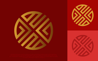 letter O elegant initial logo design