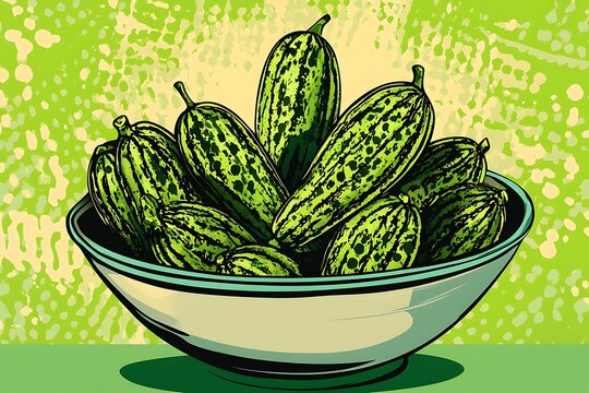 cucamelons in bowl Vibrant
