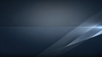 Abstract dark blue background with smooth gradients and subtle light reflections, ideal for design