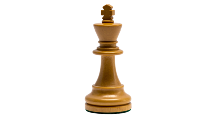 Black and white chess pieces, including the king, queen, and pawn, isolated on a white background, evoke a sense of strategic gameplay and antique power