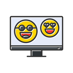 Reaction Vector Icon