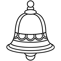 Jhumka line art vector