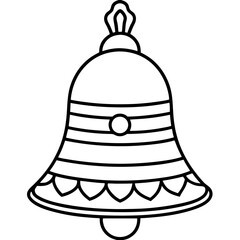 Jhumka line art vector