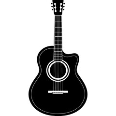 Obraz premium acoustic guitar vector