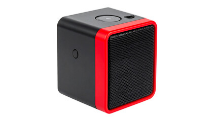 Obraz premium Black and red plastic case 3d illustration of an isolated business storage container