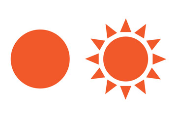 Sun icon. Sun Summer Illustration