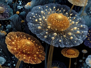 Fractal Flowers Bloom With Intricate Details and Vibrant Colors