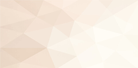 Obraz premium Minimal light beige polygon abstract geometric background texture