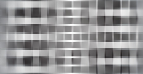 Gray abstract square pattern background vector illustration for design element.