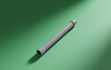 pen on green background