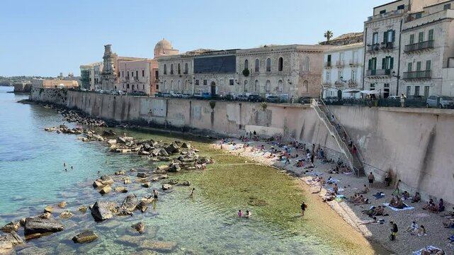 Syracuse Sicily beach