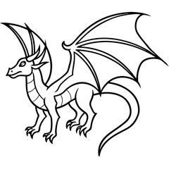 WZ-7 Soaring Dragon line art vector