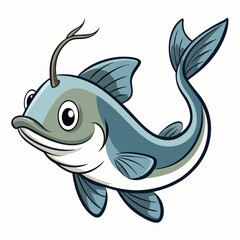 vector illustration of a fish