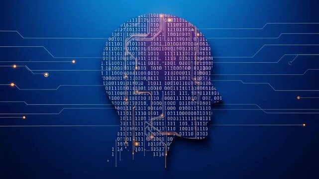 AI Face Animation: Perfect for Tech Intros, Startup Promos, Cybersecurity Ads, Machine Learning Demos & Data Visualizations