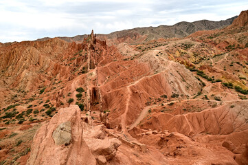 Fairy Tale Canyon in Kirgistan