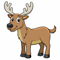 deer with a big nose