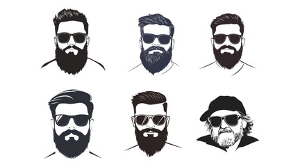 Generous handsome daddy with a beard smiling warmly, showing kindness and care, ideal for family, fatherhood, parenting, love, and lifestyle-themed designs, emphasizing warmth, trust, and affection 