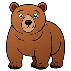 brown bear cartoon