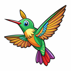 Obraz premium vector illustration of a bird