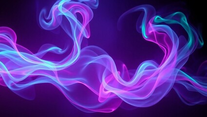 Fototapeta premium bioluminescent jellyfish, glowing underwater, ethereal ocean scene, deep sea creatures, neon blue lighting, abstract aquatic art 