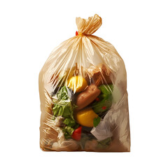 Plastic bag on dirt png