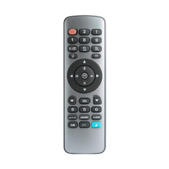 TV remote, smart remote control, isolated on white 