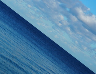 Meer und Himmel Diagonale  