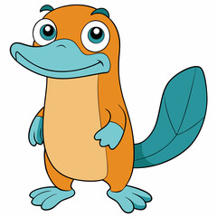 cartoon platypus cartoon