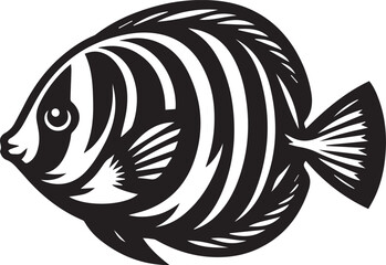 Dory Fish Vector Illustration &ndash; Vibrant Blue Tang Cartoon Design