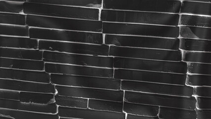 black and white brick wall background