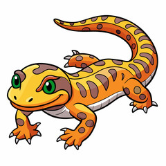 salamander  vector illustration