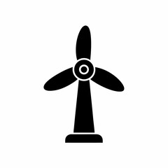 creative details wind turbine icon vector illustration