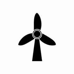creative details wind turbine icon vector illustration