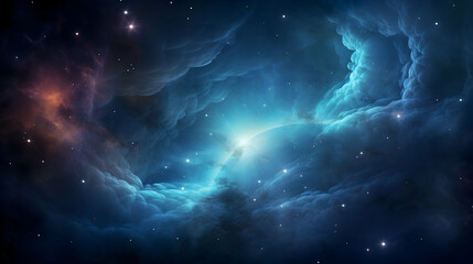 Obraz premium space background with space