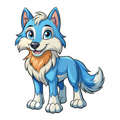 animal, cartoon, fox, dog, vector, illustration, wolf, mammal, cute, wild, head, drawing, squirrel, character, nature, design, wildlife, art, cat, fur, forest, canine, pets, funny