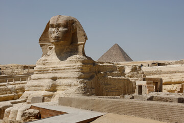 The Sphinx at Giza, Cairo, Egypt