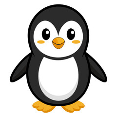 penguin on the snow