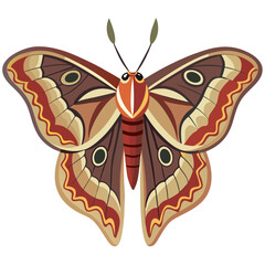 moth on a white background © AH VectorLab
