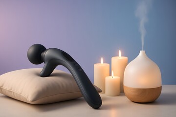 Relaxation Wellness Ad with Spa-Inspired Serenity for Health Marketing