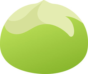 Cake colourful icon art vector illustration